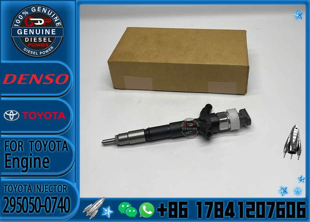 Fuel Injector 295050-0810 295050-0540 295050-0620 295050-0740 23670-0L110 For Denso Toyota 2KD