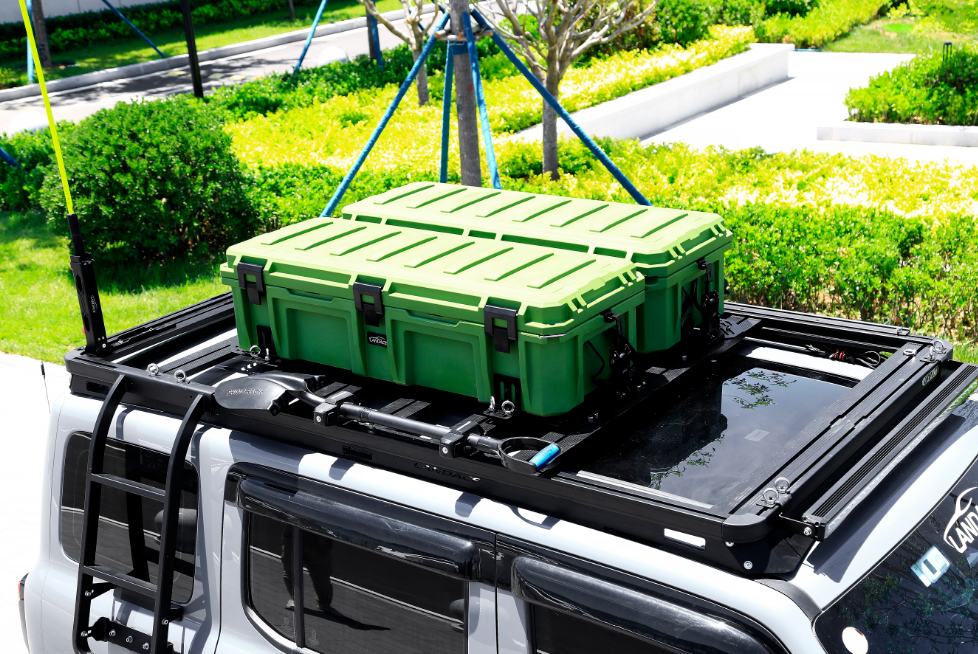 Universal Off Road Stainless Steel Roof Storage Box Bracket for JEEP Compatibility