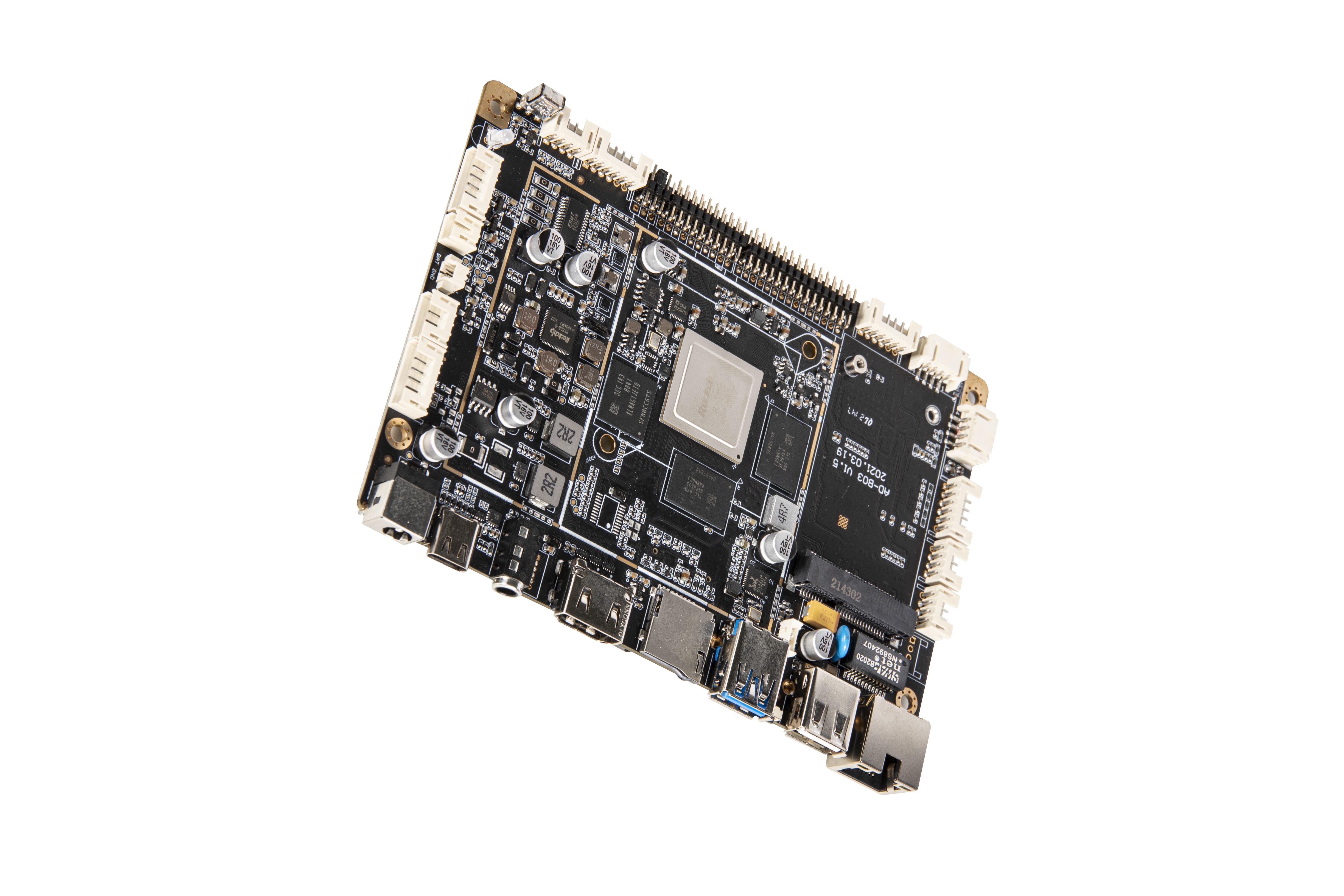 Customization Rockchip RK3399 Board Support 4K Resolution 4GB DDR 16GB EMMC