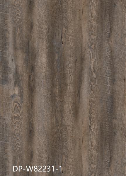 4mm SPC Wood Flooring Eco Friendly Flame Resistant Stone Plastic Composite
