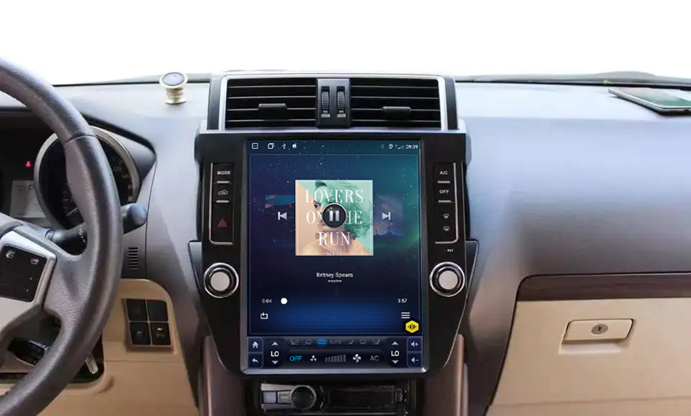 Car Android Radio Player GPS Touch Screen 128GB For Toyota Prado 2014-2017