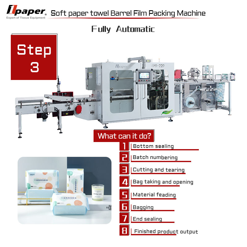 Fully Automatic Production Line for Disposable Hand Towel Tissue Paper Making Machine
