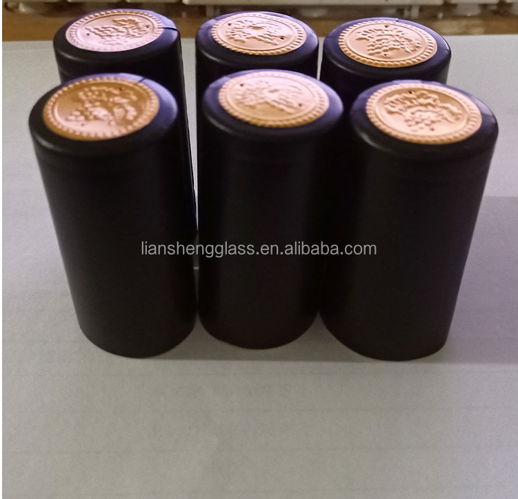 Customized Wine Glass Bottle Clear Aluminum Plastic Lid with Sealed Wine Capsule