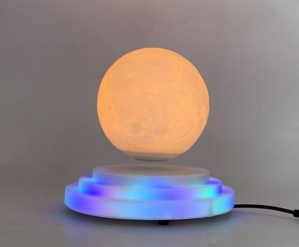 PA-1021M 6inch led light base magnetic levitation floating 3D moon lamp light