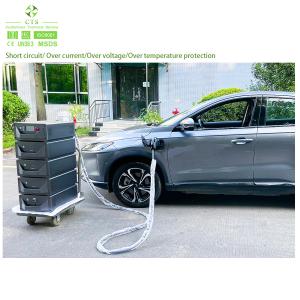 China EV charging station 120kW with 141kWh battery ev charger ocpp 1.6J CCS2 output 60kw 120kW mobile ev charger on sale