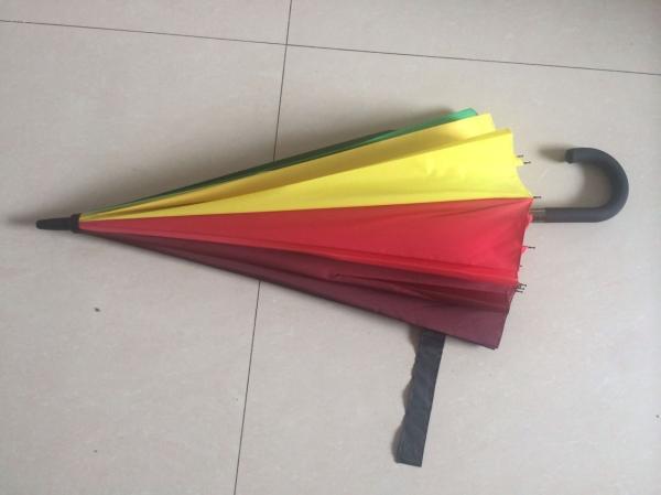 Compact Rainbow Coloured Umbrella , Wind Resistant Colorful Rain Umbrellas 25