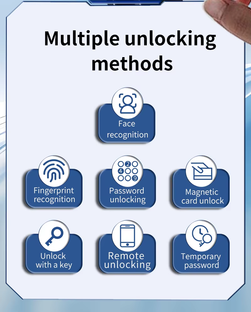 S555 Face ID Recognition Door Lock With Card Key Code Palm Tuya Wifi App For Unlock