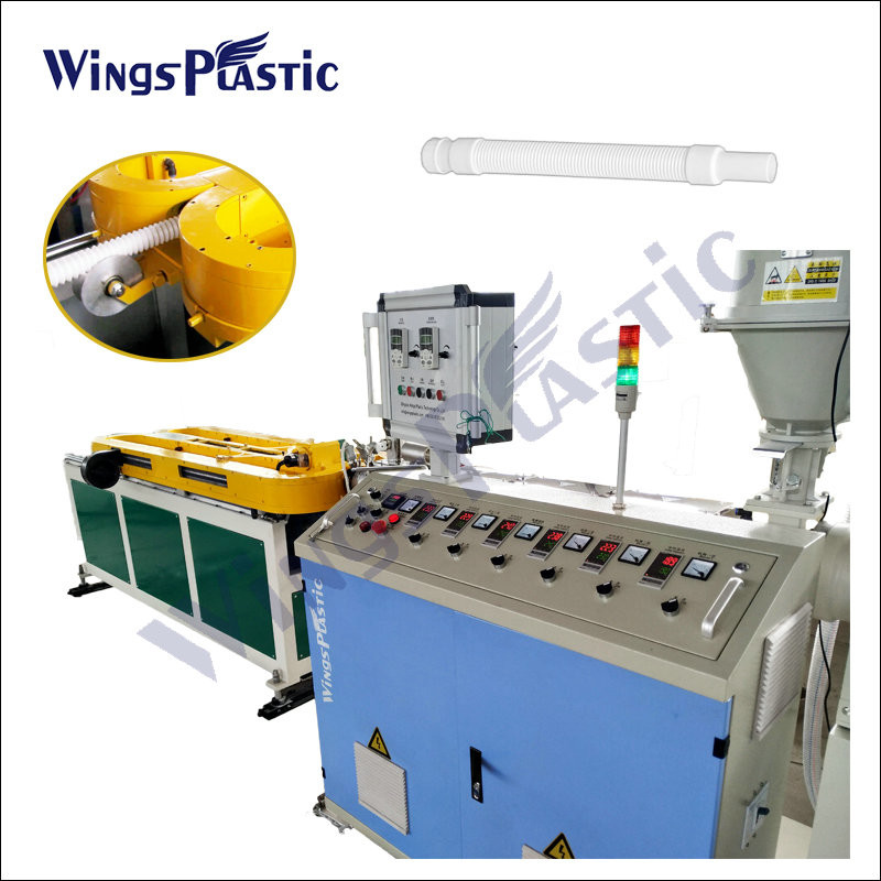 Plastic Expansible Flexible Hose Making Machine, PP Shrinking Pipe Extrusion
