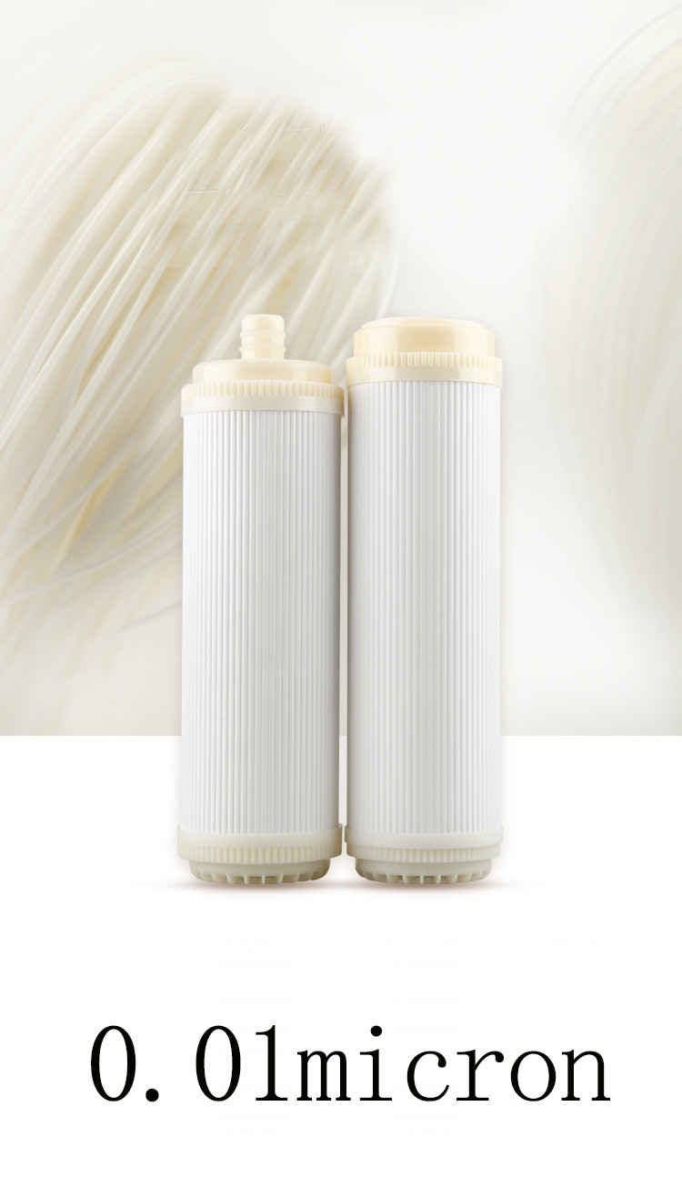 10 inch UF Ultrafiltration Membrane Filter Cartridge 0.01 Micron for Household Water Filtration