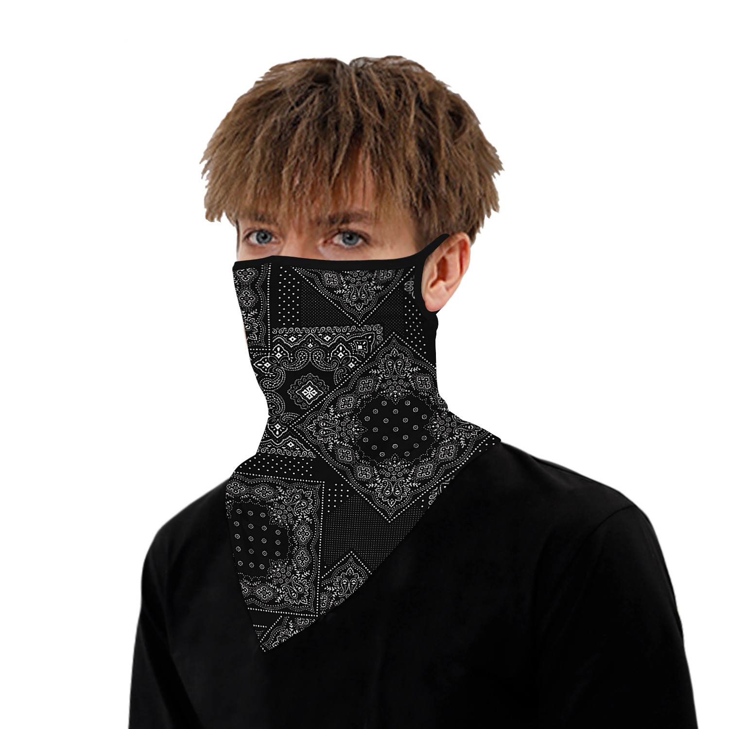 Silk Men Satin Joker Hair Band Seamless Head Tube Bandana