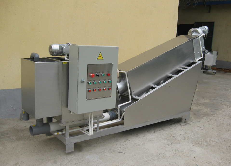 Screw Press Dewatering Machine for Oily Waste Treatment in Energy Mining Industry