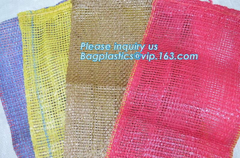 PP net vegetables leno mesh bag Color raschel PP PE mesh Plastic Nets bags tomato mesh bag,Agriculture Industrial Use an