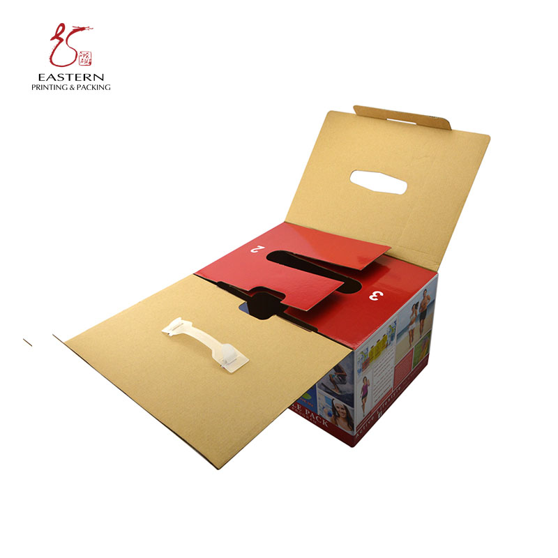 CMYK Corrugated Cardboard Shipping Boxes Recyclable Paper Packaging Box