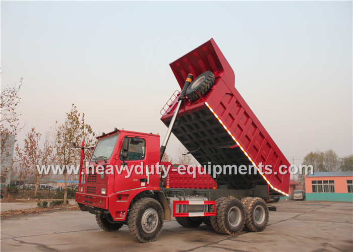 70 ton 6x4 mining dump truck with 10 wheels 6x4 driving model HOWO brand