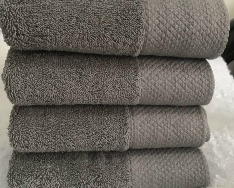 Soft Absorbent Coffee Thickened Household Baby Cotton Large Towel 70*140cm Rectangle Gray Hotel Bath Towel