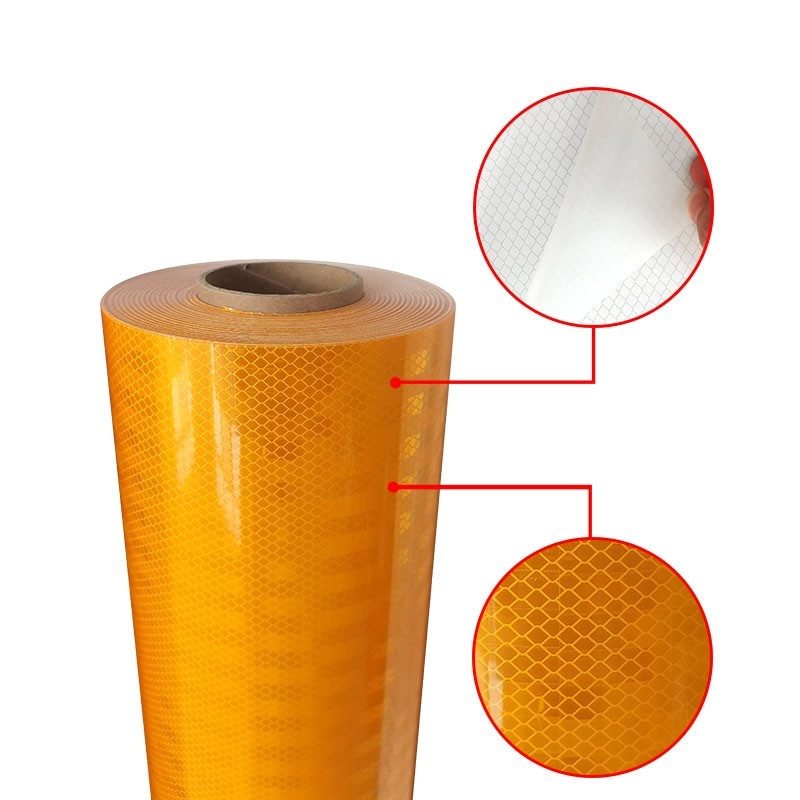 ASTM D4956 Printable Reflective Sheet Material HIP Reflective Film for Traffic Signs