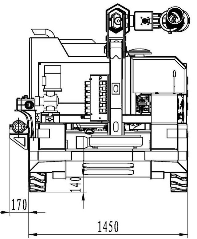 10 Cubic Meters/H Shotcrete Machine, Concrete Spraying Machine, Wet Concrete Spray Machine, Shotcrete Robot, Wet Mix Concrete Sprayer