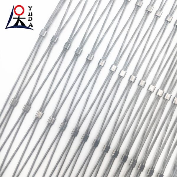 High Altitude Anti Falling Cableway Slope Protection Net Stainless Steel Wire