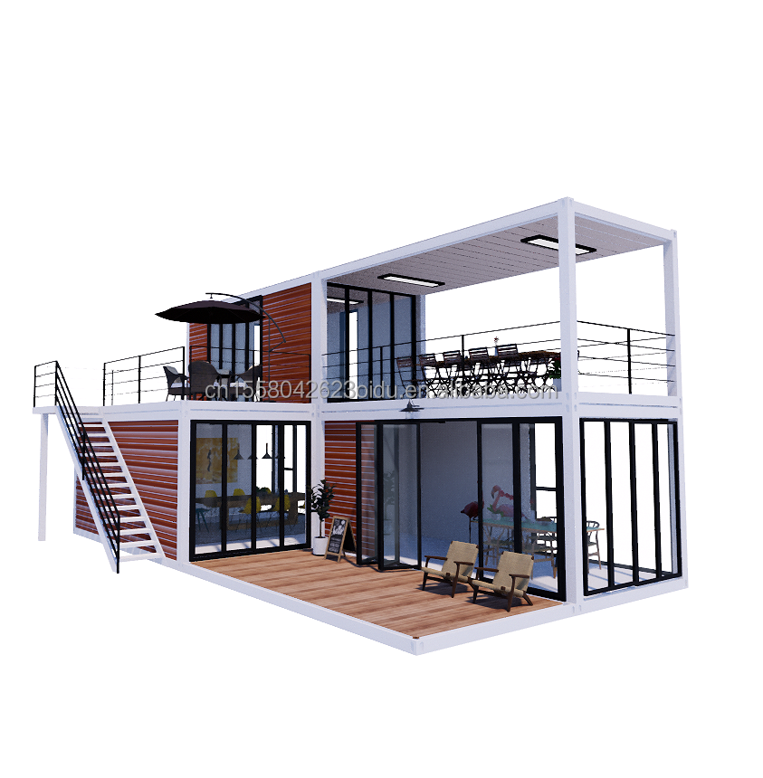Galvanized Steel Bending 40ft Container House Flat Pack Mobile Prefabricated Tiny Home with 3 Bedroom in High Demand