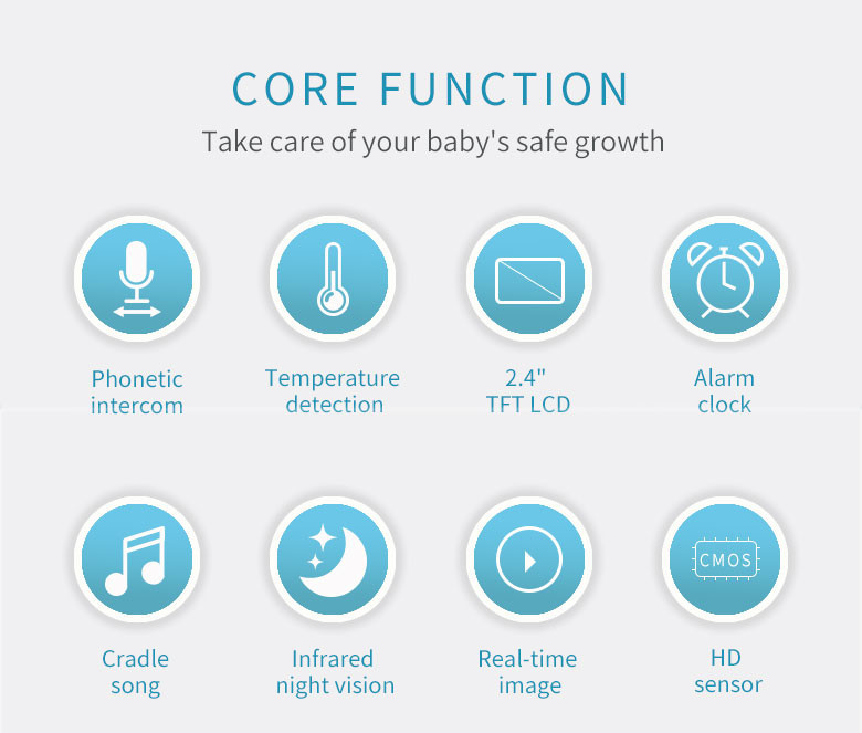 2.4g Night Vision Baby Monitor Camera Infared Wifi 720p 2 Way Pet