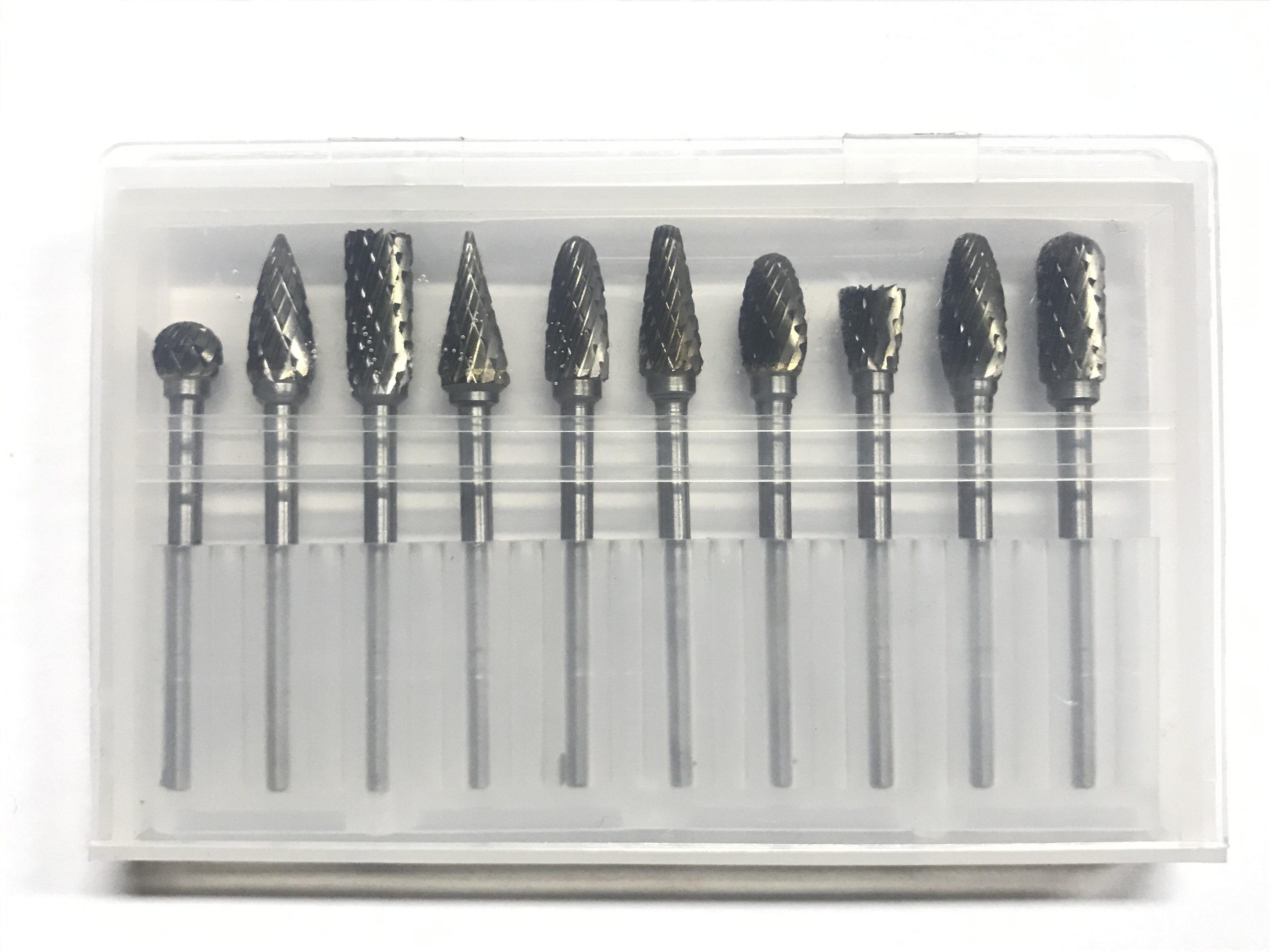 Double Cut Tungsten Carbide Burr Set High Strength 3*6mm Carbide Grinding Bits