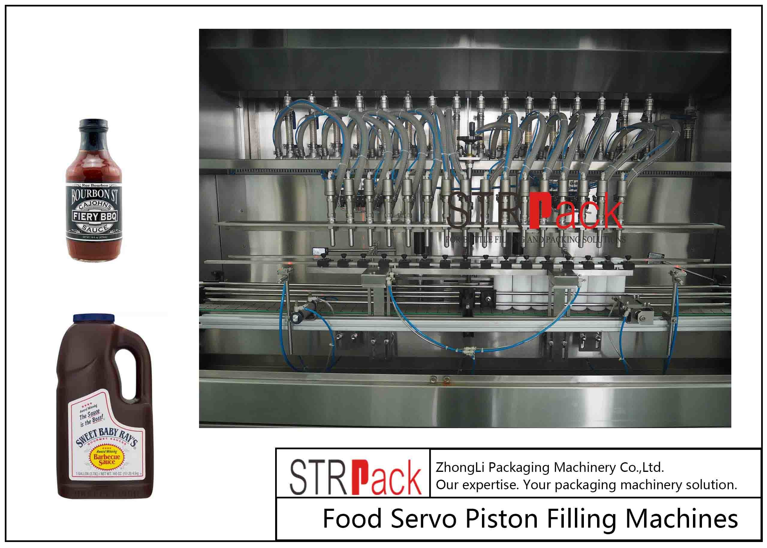 Noise Level ≤70dB Paste Filling Machine With Dimension 1000*800*1800mm 30 - 50 Bottles/Min