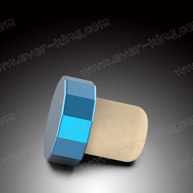 Electroplating Spirits Glass Bottle Lug Cap With Customized Color