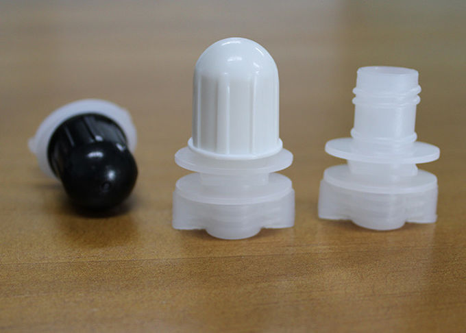 Polyethylene Pour Spout Caps 14mm Outer Dia For Reusable Food Liquid Pouch Bag
