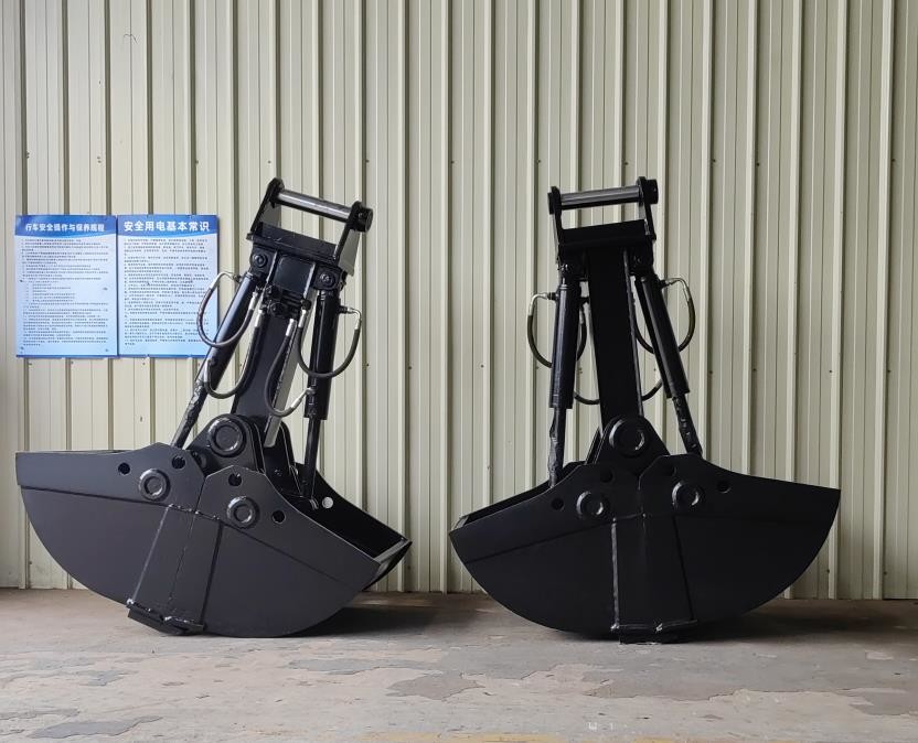 Custom Clamshell Bucket For CAT320D PC200 Teledipper With Clamshell