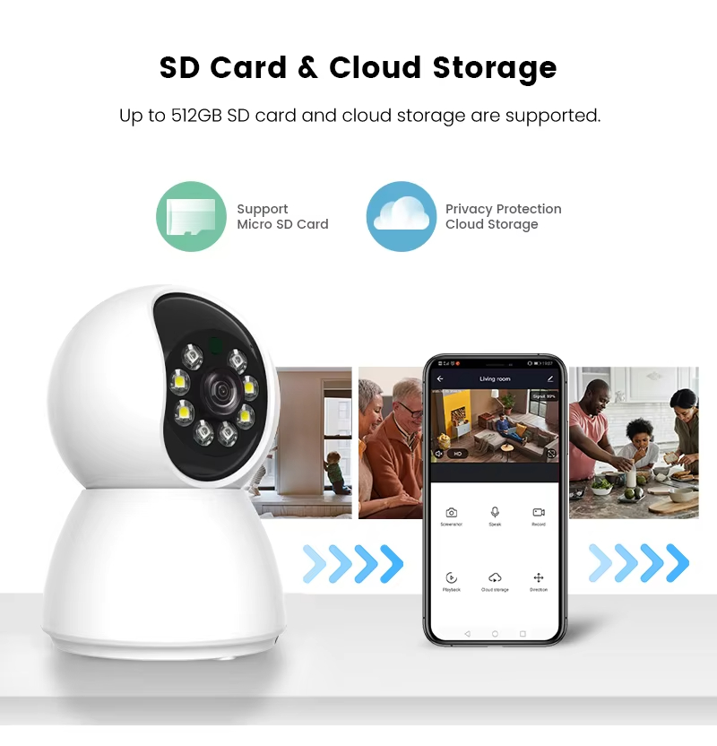 Security Camera Mini Wireless Wifi Camera Auto Tracking Motion Detection Home Network Camera