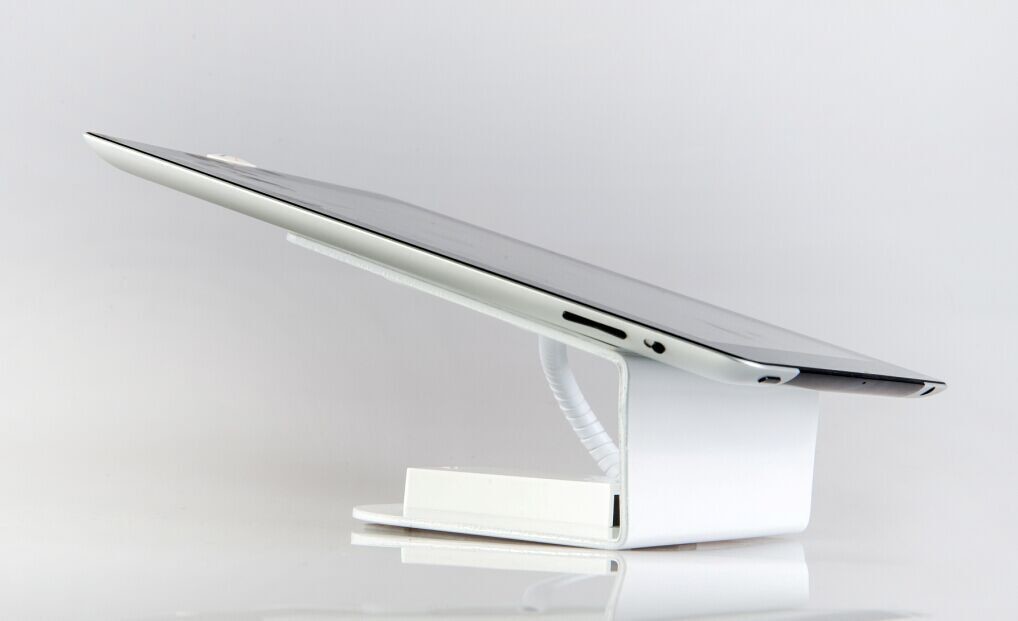 COMER alarm security tablet shelf with charging cable anti-theft display devices