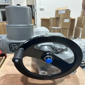 The Flow Control Valve Skid is equipped with the Auma valve actuator SQEx and