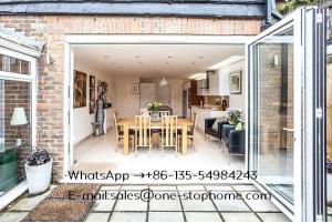  exterior heavy aluminum bi fold storefront bifold doors design australian standard glass folding door Manufactures