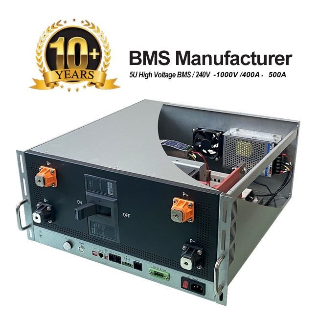 Lithium Ion BMS Master Slave BMS 270S 864V 400A with RS485/CAN Communication Port for UPS ESS BESS Solar energy storage