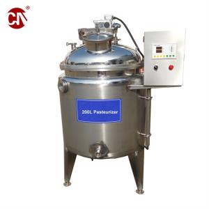 CE Certified Small Scale Milk Pasteurization Tank Yogurt Make Machine Pasteurize
