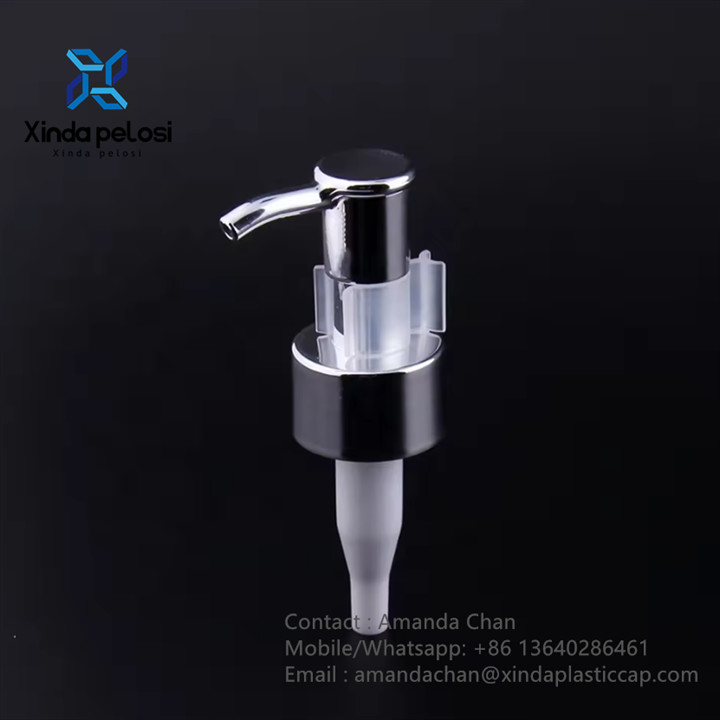 Screw Plastic Cleansing Oil Pump Dispenser Soap Pump With Clip For Bottle Usage