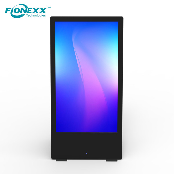 43-Inch Portable LCD Digital Signage Displays High Capacity Battery Powered Moveable For Retail Store