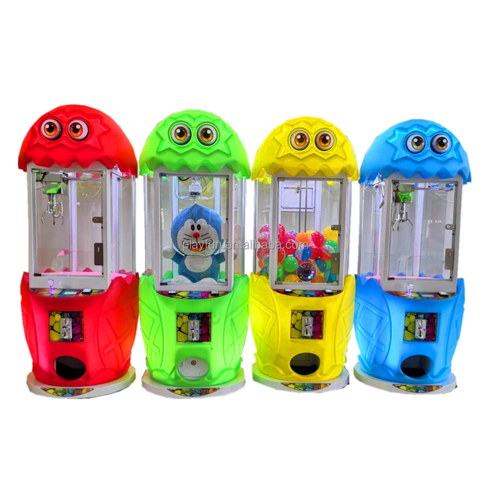 Coin Operated Super Box 2 Mini Stuffed Toy Gift Dolls Grabber Arcade Crane Claw Prize Vending Machine