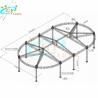 Buy cheap Round Booth Aluminum Spigot Truss Light Curved Truss System Square Shape from wholesalers