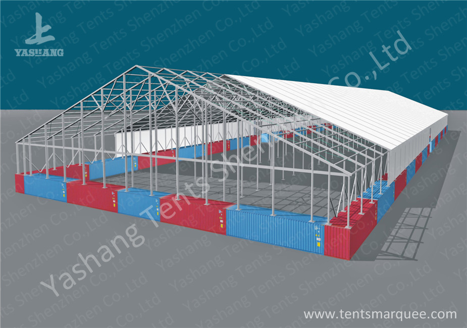 40M Large Square Industrial Warehouse Tent / temporary tent structures