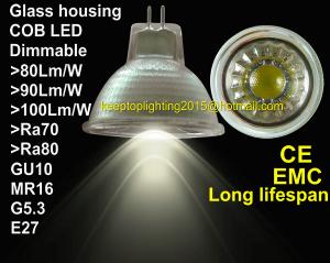 China dimmable led,cheap light bulbs,led light bulbs,gu 5.3 led ,85-265v,,CRI 70/80 MR16 G5.3 on sale