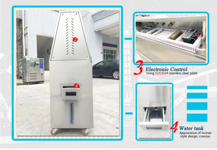 High Intensity UV Test Chamber UV Wavelength 290-400nm Humidity Range ＞90%RH