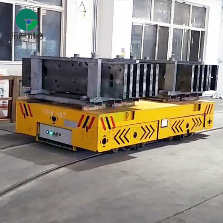 Factory Apply 45 Ton Large Capacity Roller Electric Rail Transfer Cart