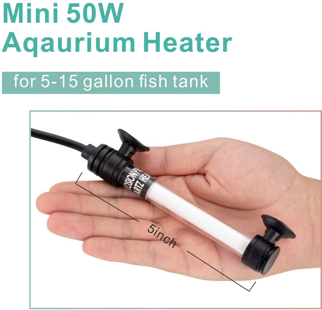 50 Watt Adjustable Submersible Heater For Turtle