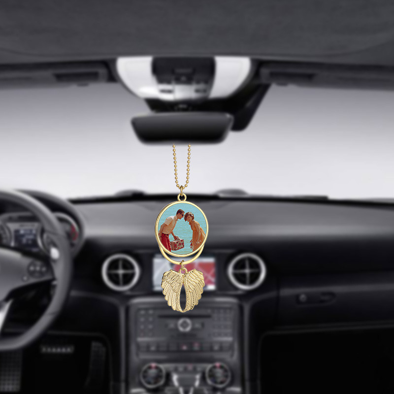 Sublimation Blanks Sublimation Angel Wings Hanging Ornament