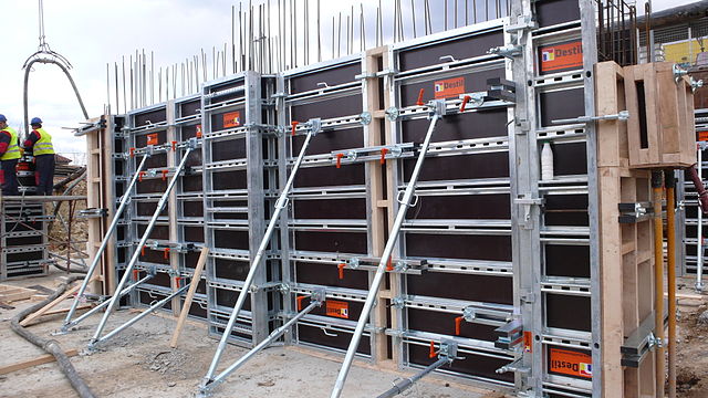 Construction Two Times Hot Press 4x8 Plastic Film Faced Ply