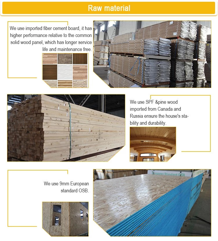 Fire Proof Prefab Prefabricated Villas With Light Gauge Steel Anti Earth Quake
