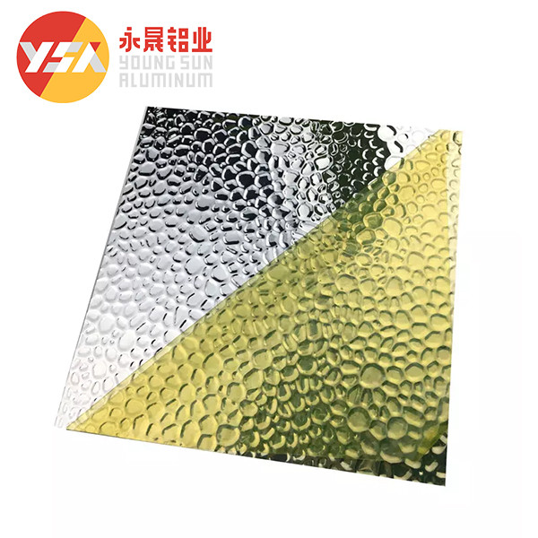 5.0mm 3003 H14 Embossed Aluminum Sheet 6061 5052 Orange Peel Checker