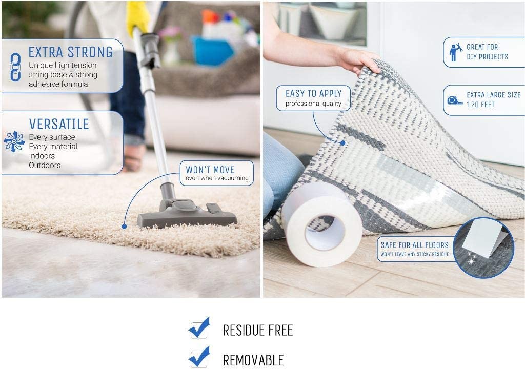 Factory Double Sided Free Sample Waterproof Carpet Tape for Carpet Fixing