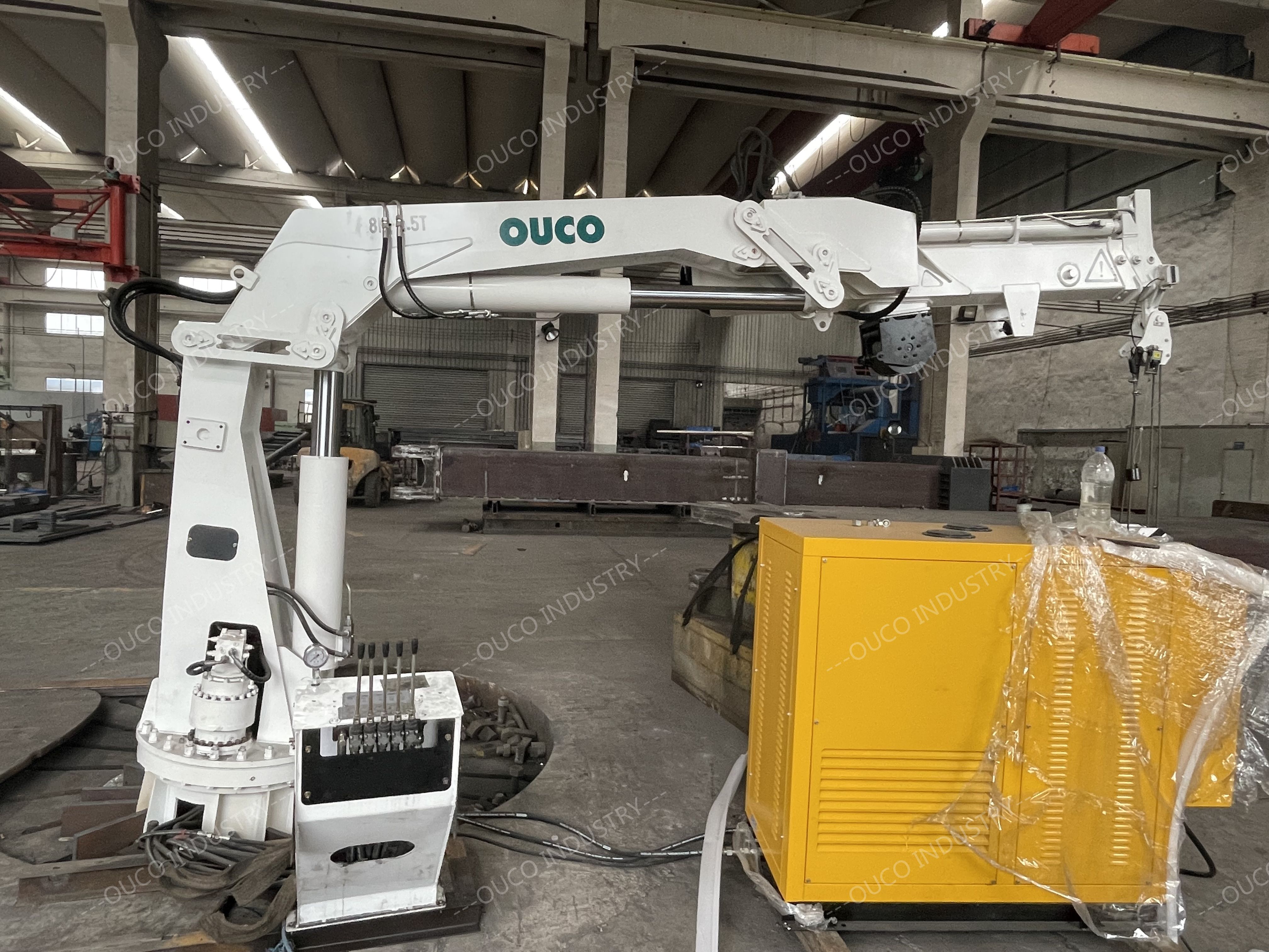 telescopic knuckle boom crane operation